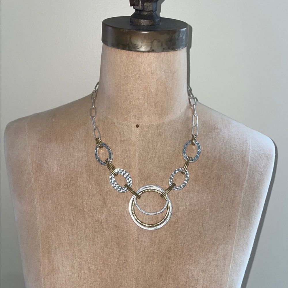 Two-Tone Chain Necklace - Picture 1 of 4